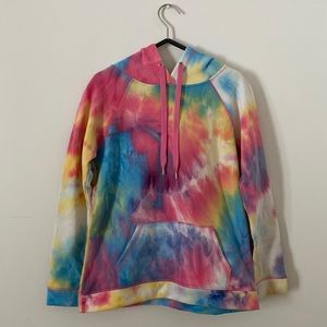Multicolore tie-dye hoodie